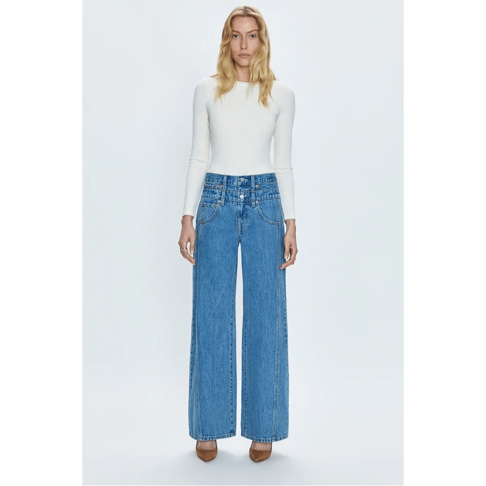 Caleb High Rise Stacked Waist